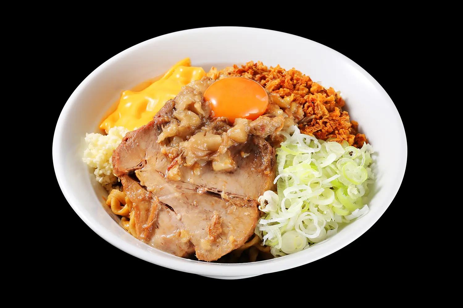 ラーメン マルキ「カレーまぜそば」