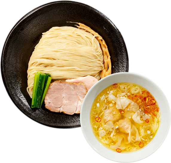 塩ワンタンつけ麺