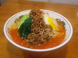 ガツ盛り野菜の特選担々麺